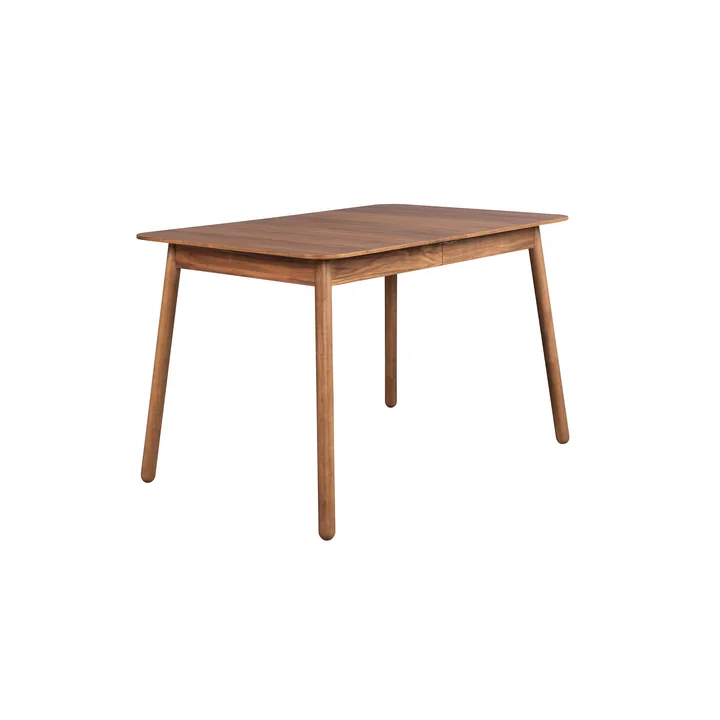 Zuiver - Glimps Table à rallonges, 120/162x80 cm, noyer