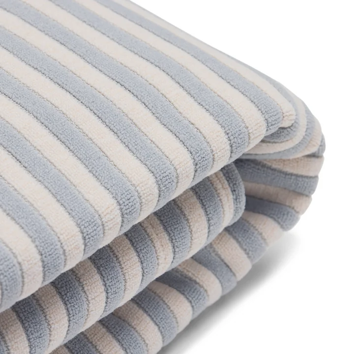 Fatboy - Housse pour le pouf Original Slim Terry, blizzard blue/cream