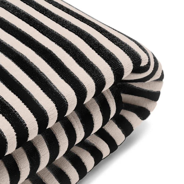 Fatboy - Housse pour le pouf Original Slim Terry, black/cream