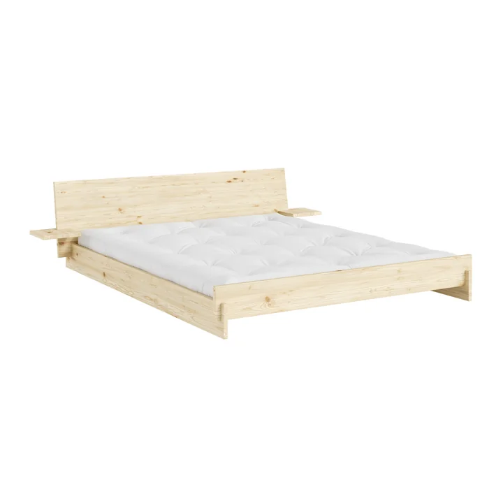 Karup - Latch Lit, 160 x 200 cm, pin naturel avec matelas