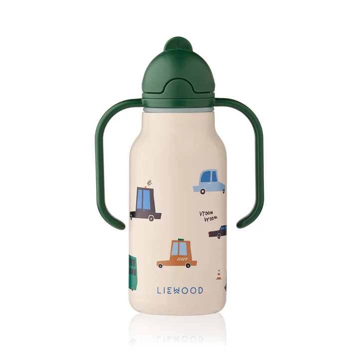 LIEWOOD - Bouteille imprimée Kimmie, 250 ml, Cars / sandy