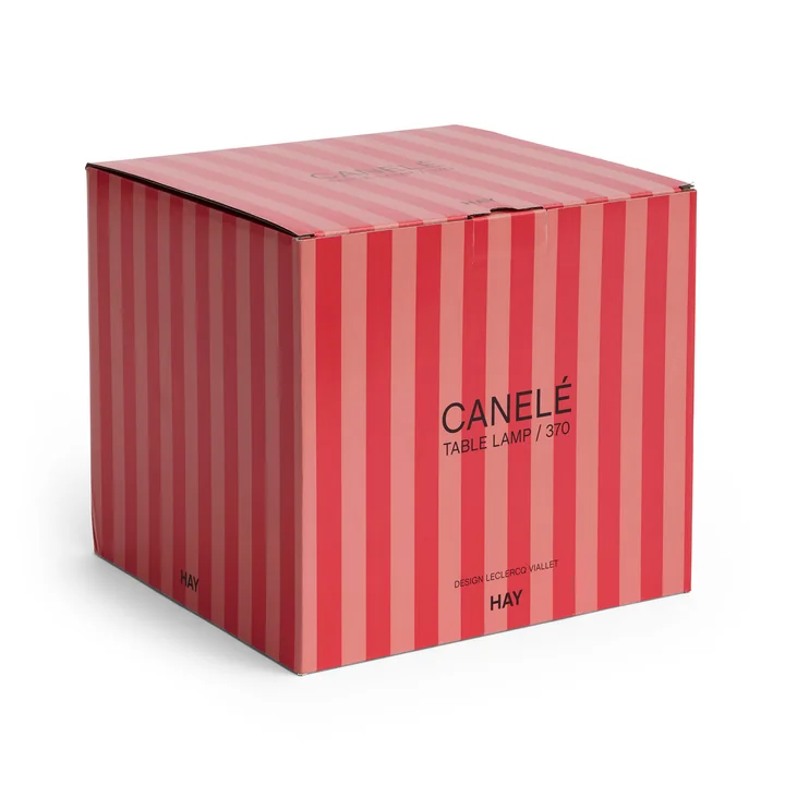 HAY - Lampe de table « Canelé » 370, rouge tomate