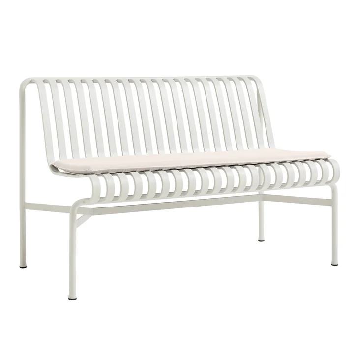 HAY - Coussin d'assise « Palissade » pour banc de salle à manger, blanc crème, à poser sur un banc de salle à manger