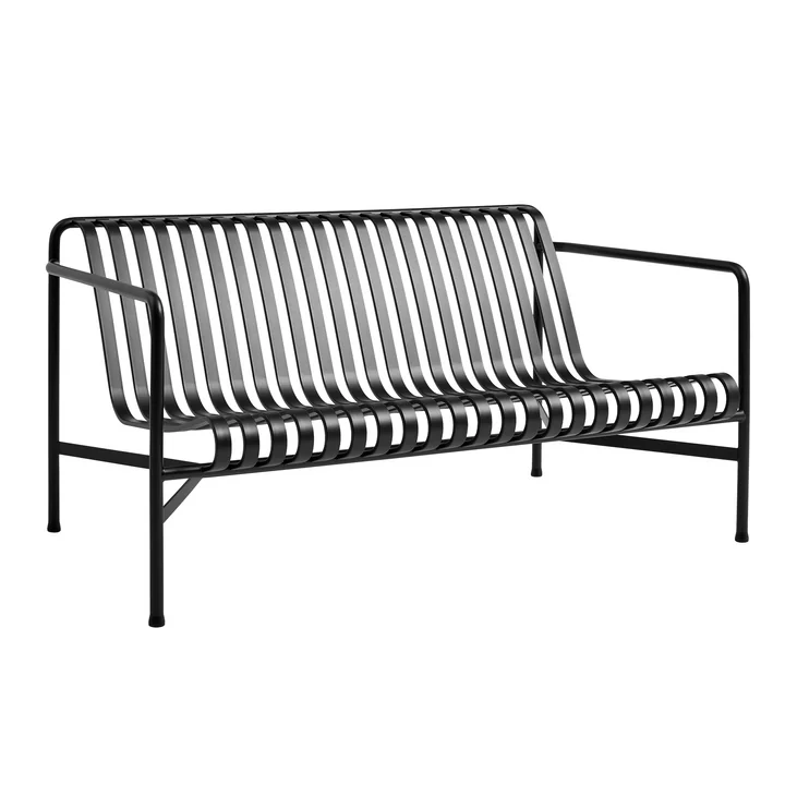 Le canapé de salon Palissade de HAY en anthracite