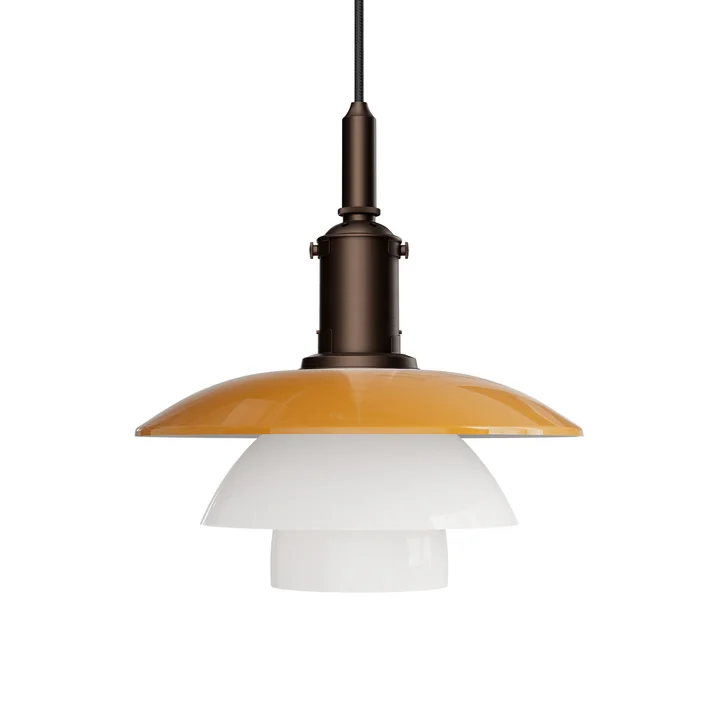 Louis Poulsen - Suspension PH 3/3 Centenary Edition, ambre / blanc opale