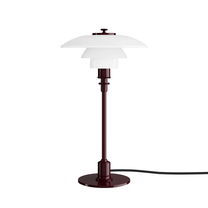 Louis Poulsen - Lampe de table PH 2/1 Glossy, bordeaux