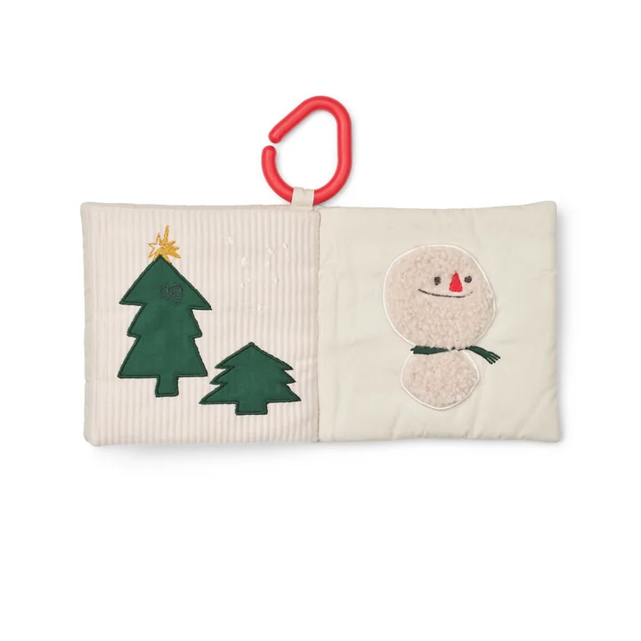 LIEWOOD - Livre en tissu Fey, Festive / sandy