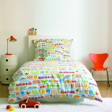 by Grazeila - Linge de lit d’enfants chemin de fer