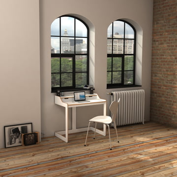 Müller Möbelwerkstätten - Plane Secrétaire, blanc