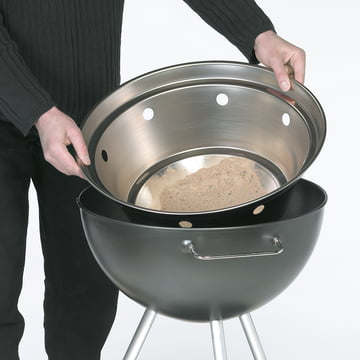 Dancook - Barbecue rond avec cuve, sans couvercle