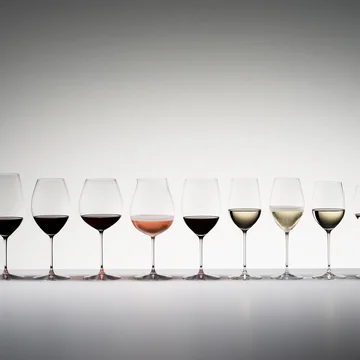 Verres à vin et à champagne de la gamme Veritas