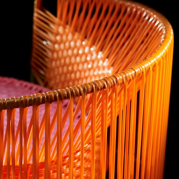ames - caribe Dining Chair, orange / rose / curry