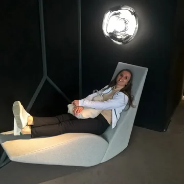 Salon de Milan : Tom Dixon - Chaise longue Bird