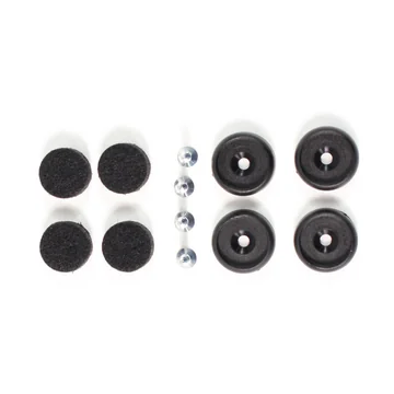 Patins en feutre Vitra-DSW-DAW-noir-noir