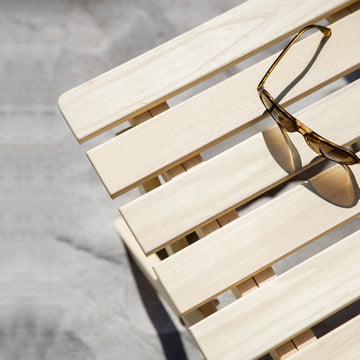 Tabouret de jardin pliable Matty Folding de Fiam en détail 