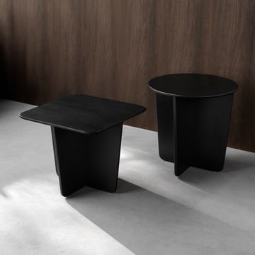 Table d'appoint Tableau de Fredericia avec plateau rond et carré