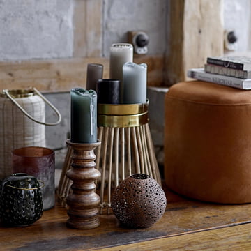 Bougies Podest et lanterne votive de Bloomingville