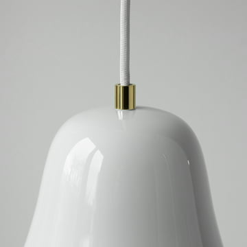 Luminaire suspendu Fabella de Caussa en blanc