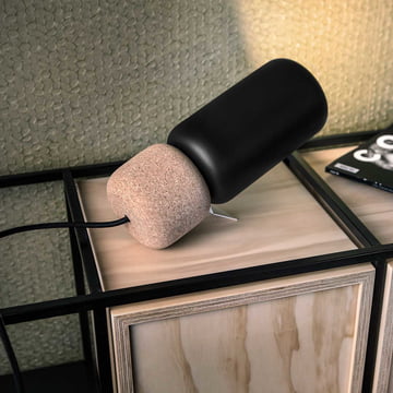 Pila Suspension LED Estiluz en noir