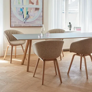 About A Chair AAC 23 Soft HAY en chêne laqué mat / entièrement rembourré Bolgheri LGG60