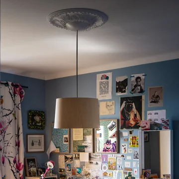 Twiggy Wood LED Lampe suspendue, greige de Foscarini