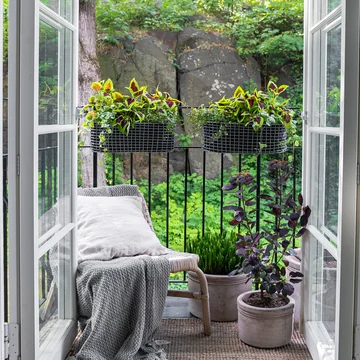 Le site Balcony Basket de Korbo