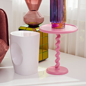 Pols Potten - Twister Table d'appoint, rose clair