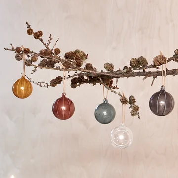 Natale - Boule de Noël en verre de OYOY