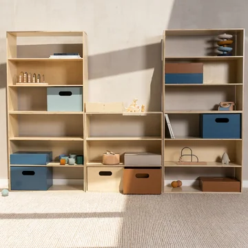 Nofred - Étagère pour enfants, 70 x 73 x 25,5 cm, bouleau naturel