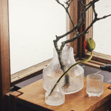 Ultima Thule Vase en verre, 180 x 192 mm, transparent de Iittala