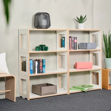 Tojo - hochstapler Blick Système d'étagères, étagère 152 x 73,5 cm, blanc