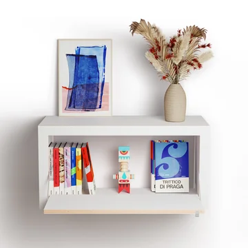 Ambivalenz - Fläpps Box Sideboard 80 x 40 cm, blanc