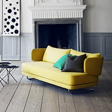 Jasper Canapé-lit, jaune de Softline