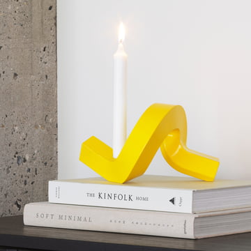 Crooked Chandelier, jaune de Normann Copenhagen