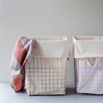 Panier Store-It avec sac en lin de Mette Ditmer