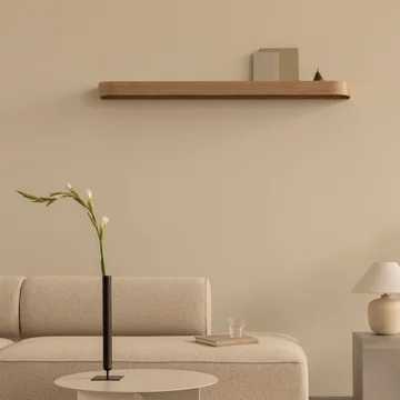 Audo - Epoch Portemanteau mural, L 118 cm, chêne naturel / fog