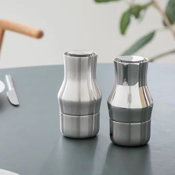 Gense - Moulin à épices Dorotea, H 14 cm, acier mat et poli