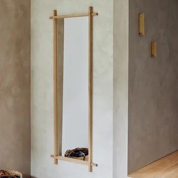 Andersen Furniture - Collect miroir mural, large, 60 x 160 cm, chêne