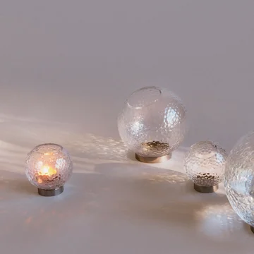 AYTM - Globe Bubbles, transparent / argenté