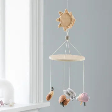 Sebra - Musique & Mobile miroir Woodland, multicolore