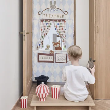 OYOY Mini - Theater & Circus Tapis de jeu de porte, multi