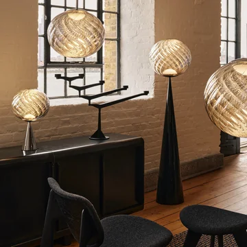 Tom Dixon - Collection de luminaires Whirl, argent