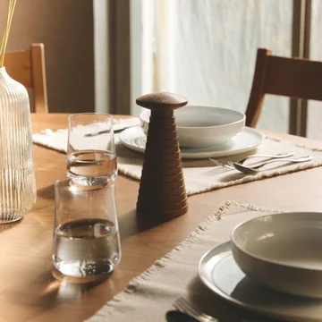 Alessi - Yucatan Moulin à sel/poivre et à épices, hêtre teinté brun