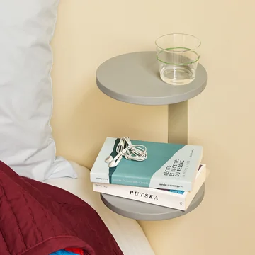 Hübsch Interior - Tablette murale Oto, gris