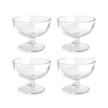 HAY - Verre Coupe à dessert, transparent (set de 4)