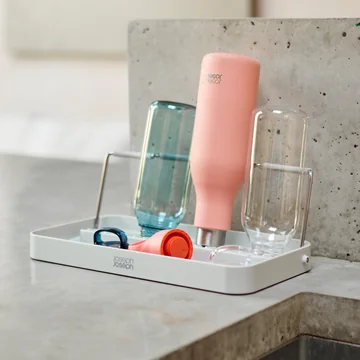 Joseph Joseph - DrySmart Égouttoir pour bouteilles, light stone