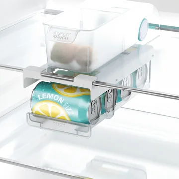 Joseph Joseph - FridgeStore Support d'étagère inférieure de réfrigérateur pour boîtes, blanc
