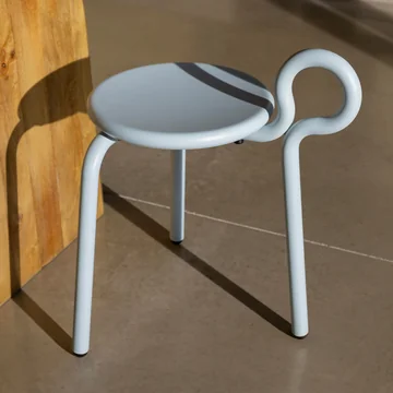 & klevering - Lasso Tabouret, ice blue