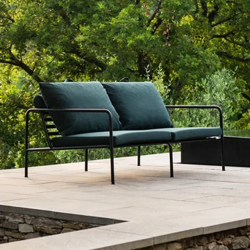 HOUE - AVON Canapé 2 places, noir / alpine