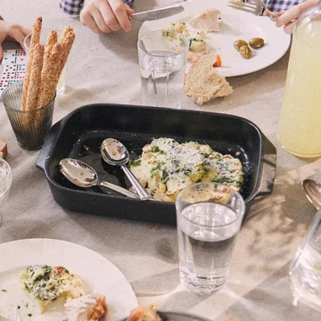 Rosendahl - Cook with love Plat à gratin, 34 x 21,5 cm, gris